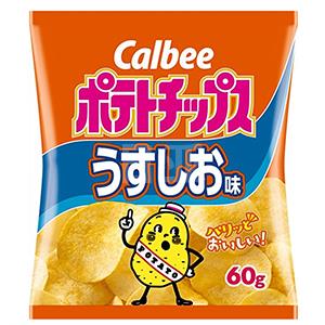 Calbee卡乐比 淡盐味薯片 60g*12袋