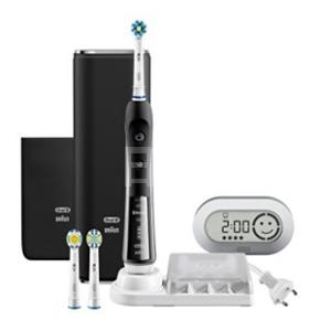 BRAUN博朗Oral-B电动牙刷 7000 蓝牙黑色套装版 D365356X