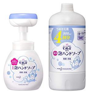 Biore碧柔 泡沫印章开花型花朵洗手液 原装250ml+替换装800ml