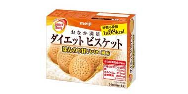 减肥饼干：Meiji明治甜黄油风味补充维他命饱腹效果佳 减肥饼干6枚×4袋