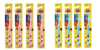 狮王 Lion 面包超人 0-3岁婴幼儿童乳牙刷 4支装 两色可选