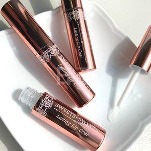 新品 Sweet Sweet 持久固色 不沾杯口红雨衣 01透明款