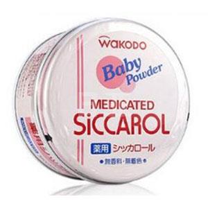 和光堂 高级药用桃叶保湿爽身粉140g