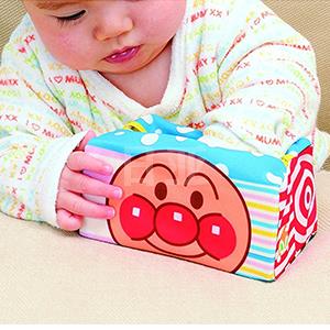 BabyLabo 面包超人仿真布抽纸纸巾盒玩具