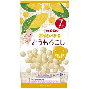 丘比 婴幼儿辅食宝宝饼干 玉米波波球 3g×3袋