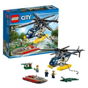 LEGO乐高City城市警察系列直升机追踪60067