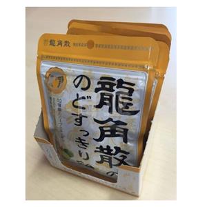 龙角散 润喉糖止咳化痰 青柑橘果汁味 88g×6袋