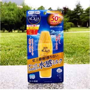 POHTO乐敦 新碧小金瓶 SKIN AQUA 水感防晒乳SPF50 40ml
