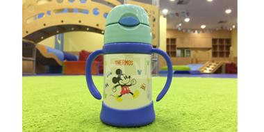 降价啦：Thermos膳魔师儿童保温杯吸管杯带把手FHI-250DS 250ml 两色可选